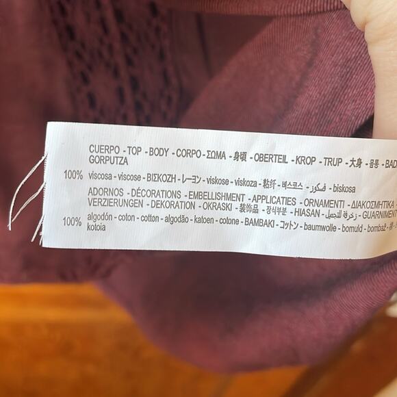 Zara Romantic Rusty Mauve Blouse - Picture 4 of 9